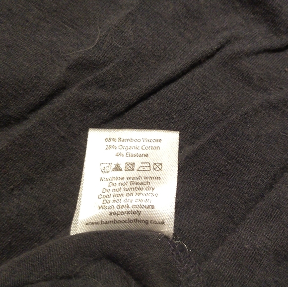 BAM slate grey bamboo / organic cotton long sleeve shirt UK 12 - Picture 5 of 6